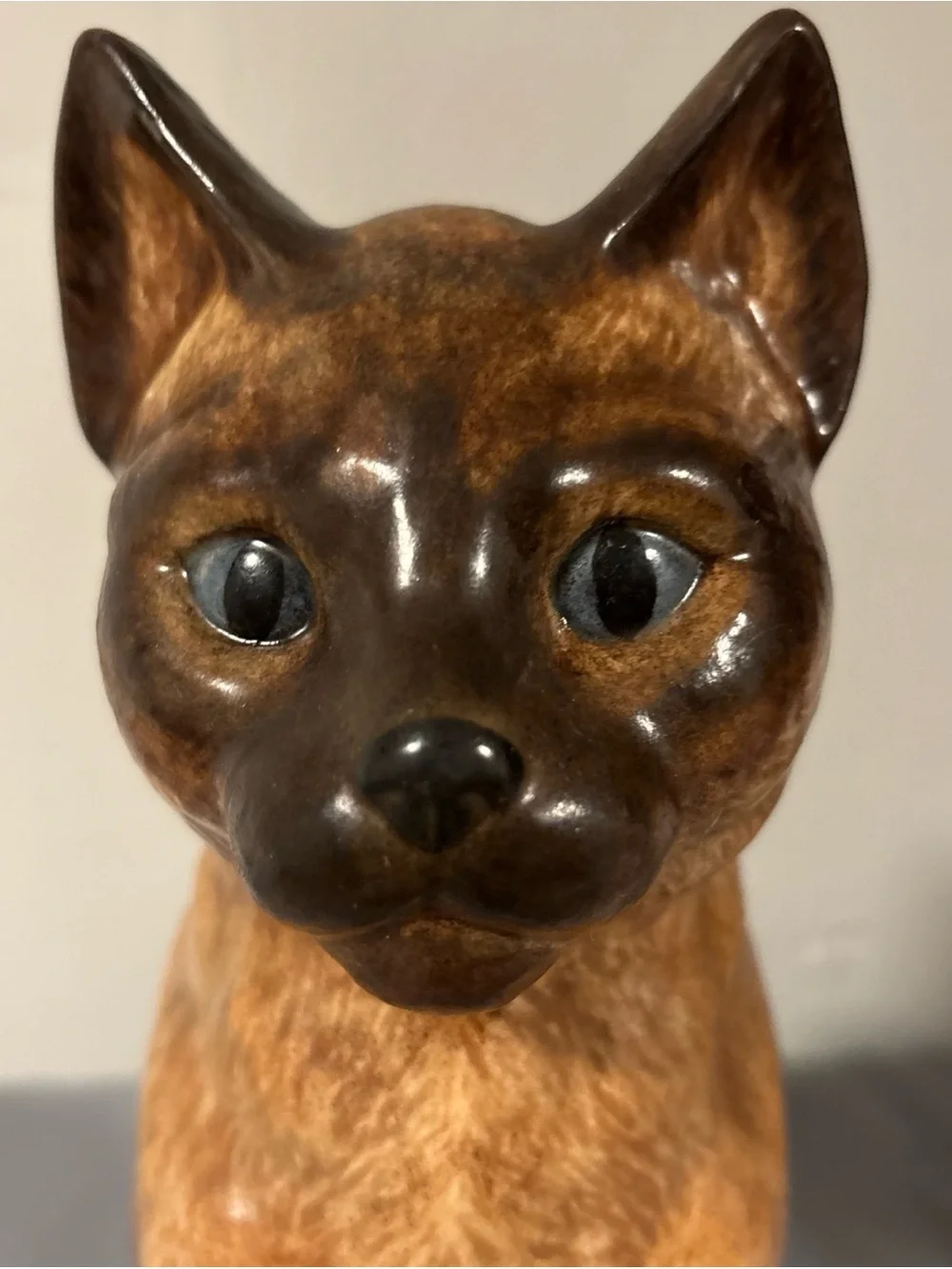 Siamese  Ceramic Cat Figurine - Decorative Pets Cat Statue